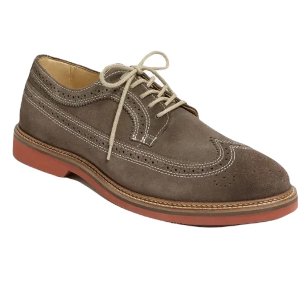 1901 Khaki Suede Wingtip Oxfords Shoes sz 9.5